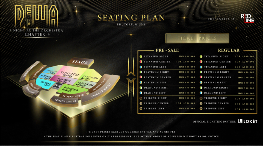 Tiket A Night at the Orchestra Solo, DEWA 19